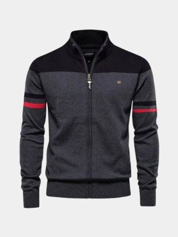 Anders™ | Cardigan de punto con cierre de cremallera
