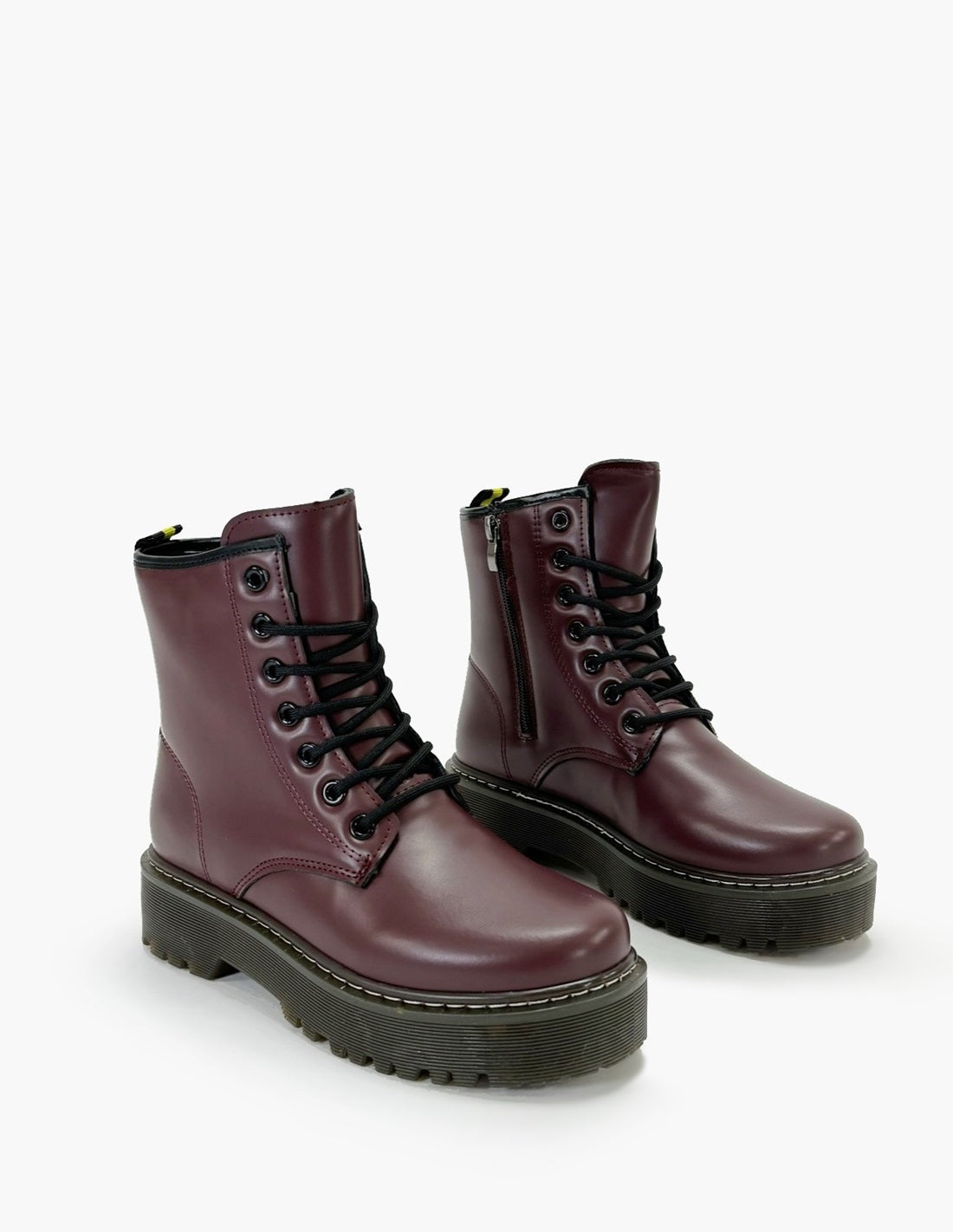Bota militar granate
