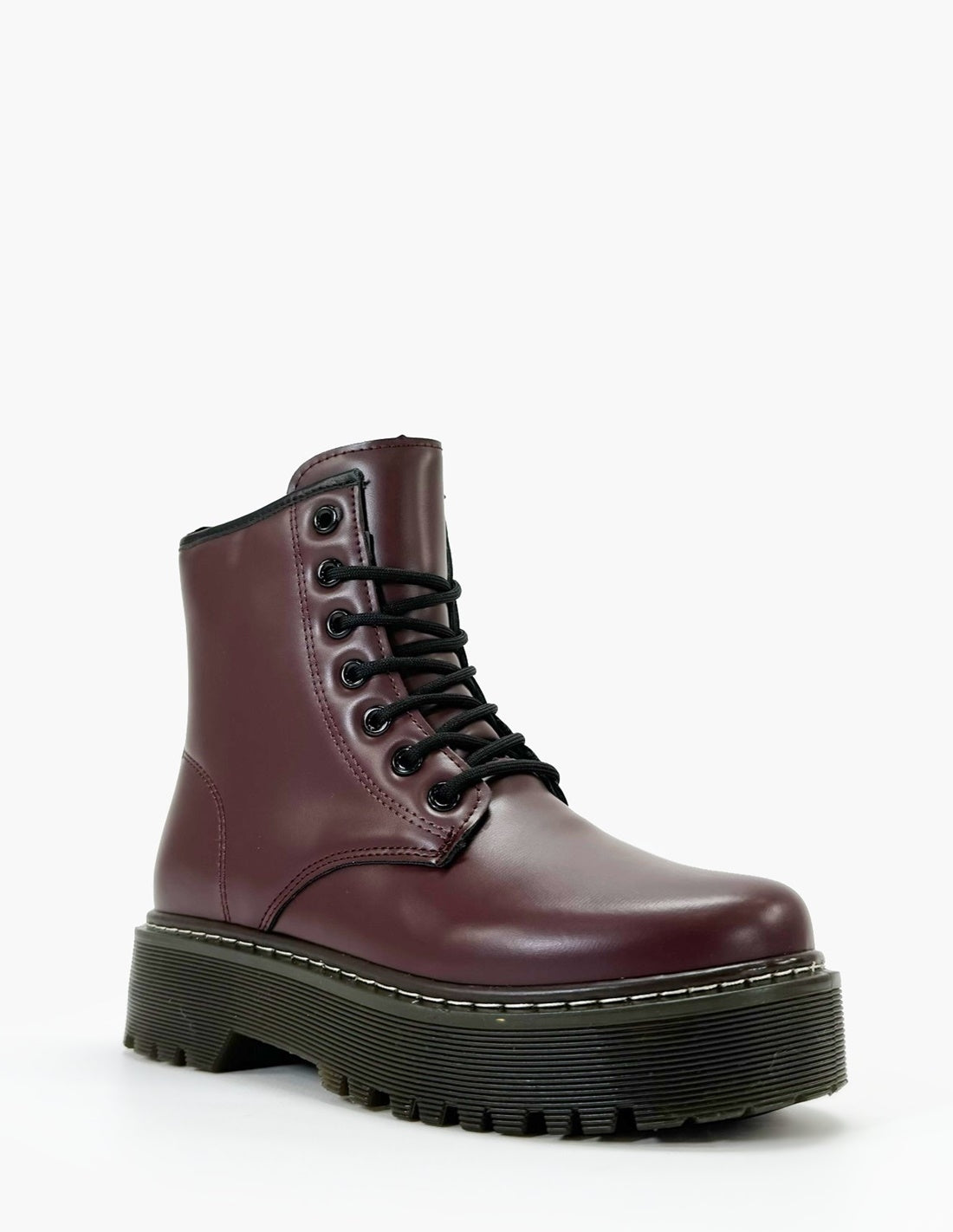 Bota militar granate