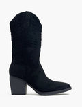 Botas Negras Mujer - Estilo Cowboy