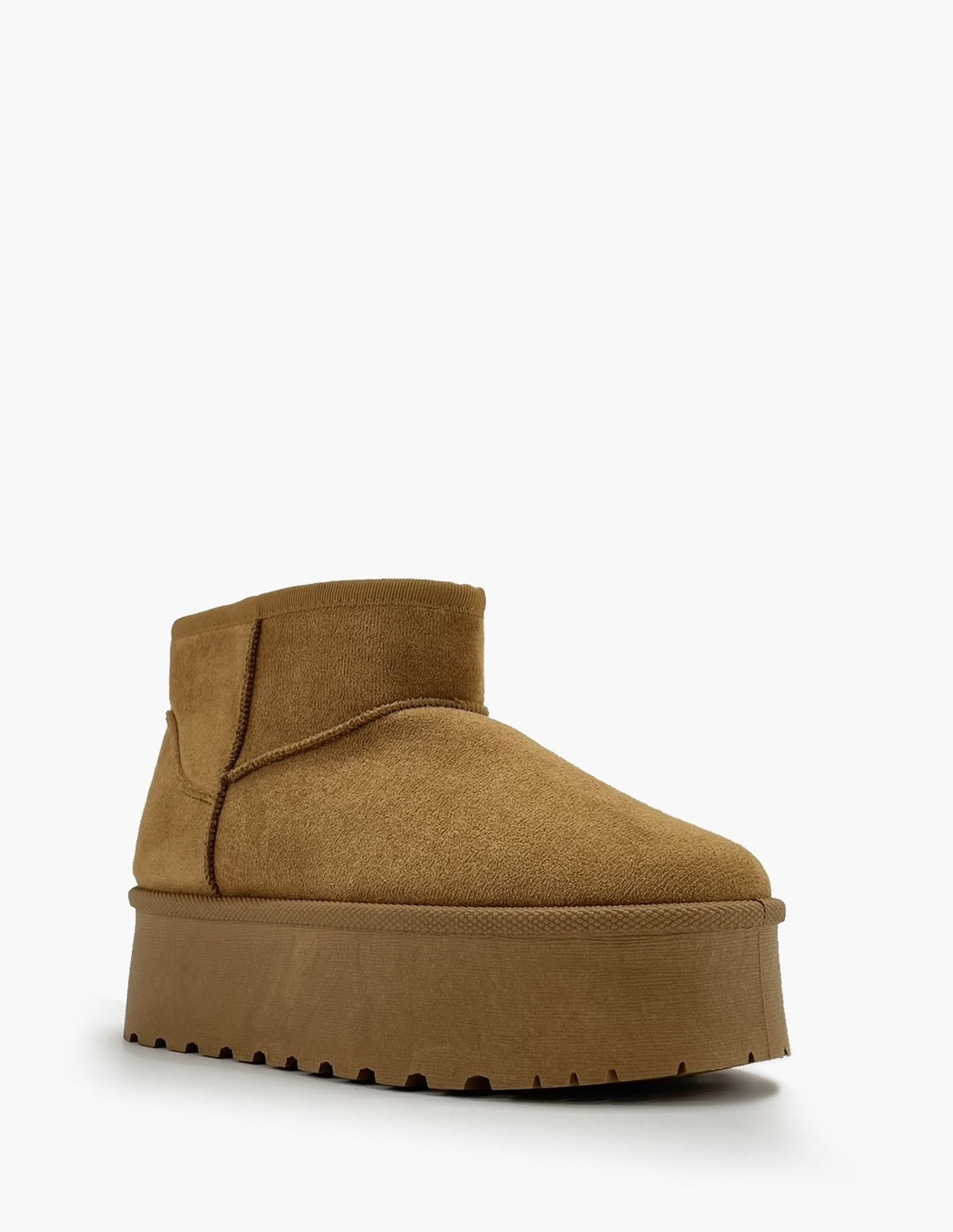 Botas de pelito en color camel - Camel