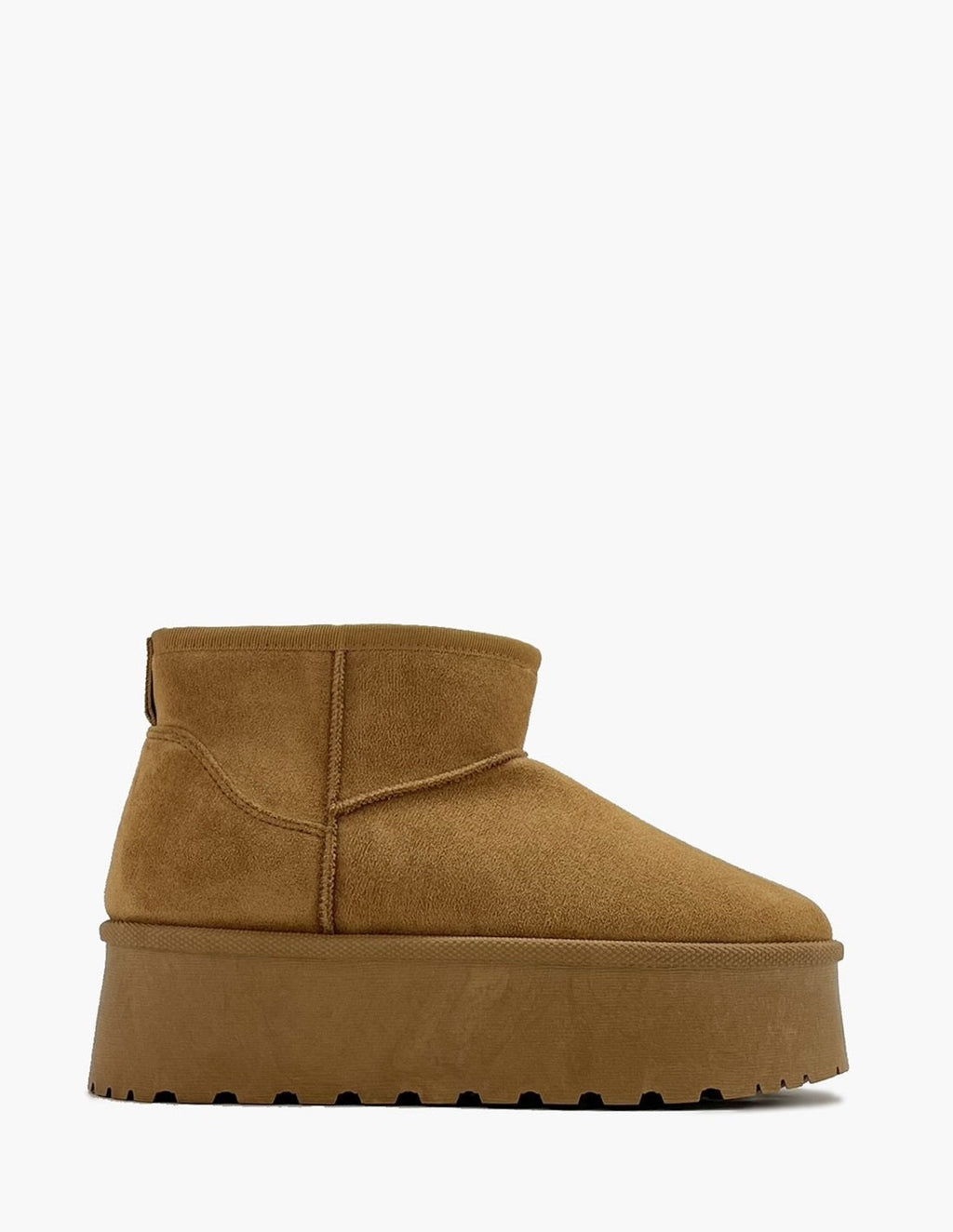 Botas de pelito en color camel - Camel