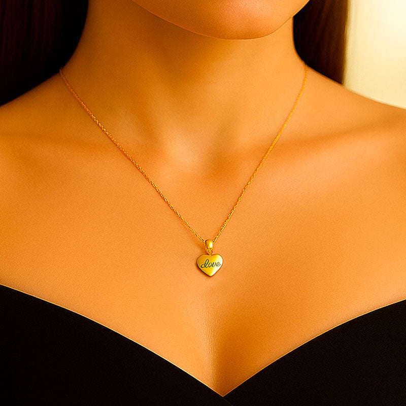 Collar Golden Love