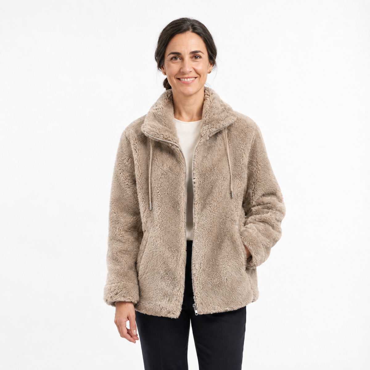 Marina - Chaqueta cómoda con cremallera