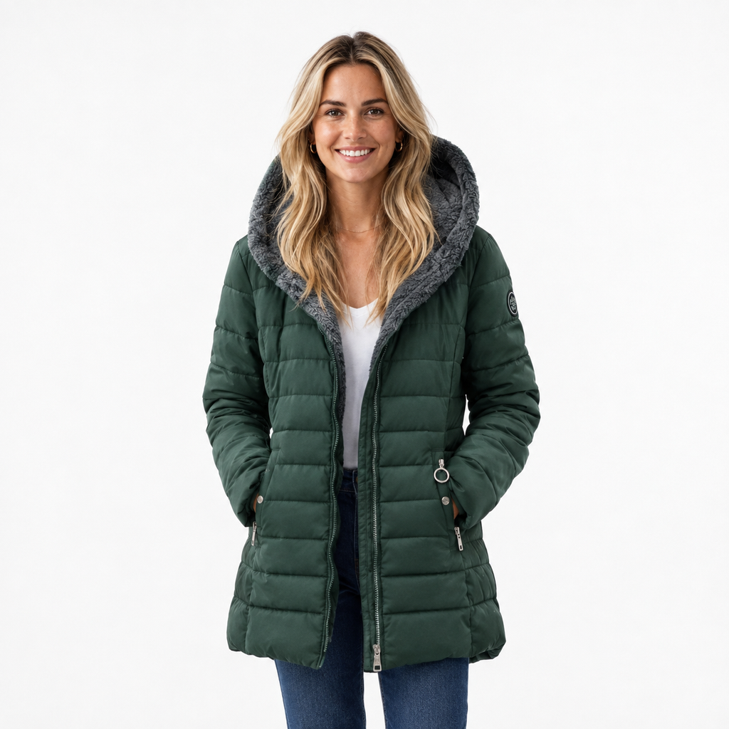 Maja – Elegante abrigo de invierno con forro para un lujo sin preocupaciones