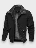 Norbert™ | Chaqueta bomber con cuello de felpa sintética