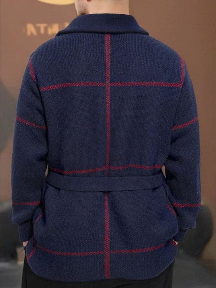 Rom™ | Chaqueta de punto con cinturón