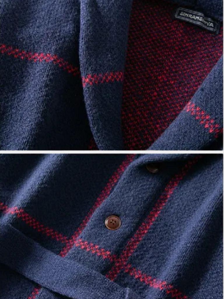 Rom™ | Chaqueta de punto con cinturón