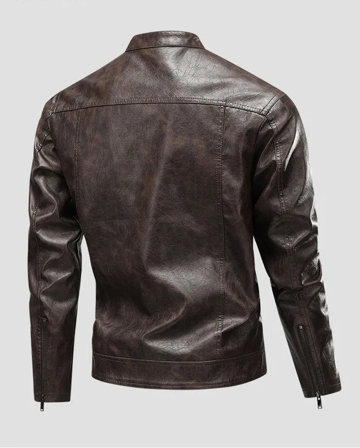 Juan™ | Chaqueta de Cuero Estilo Piloto Americano