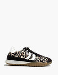 Zapatillas Casual Leopardo y Antelina Negra