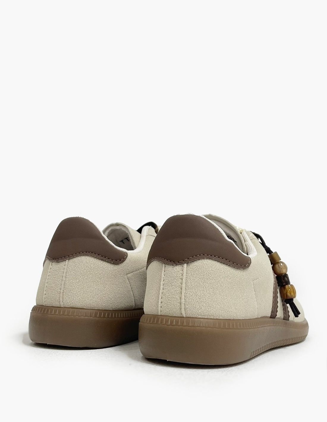Zapatillas Deportivas Beige Mujer