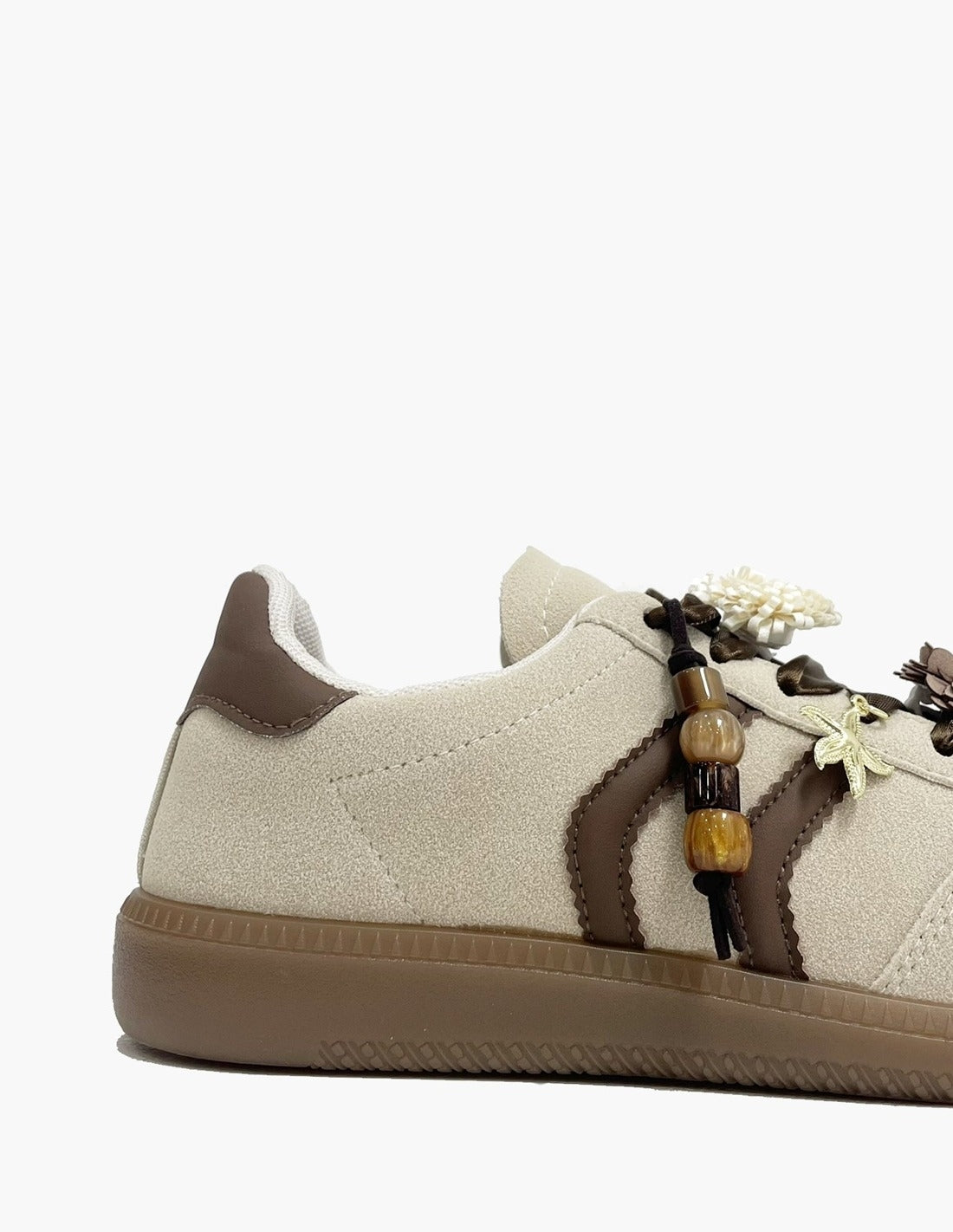 Zapatillas Deportivas Beige Mujer