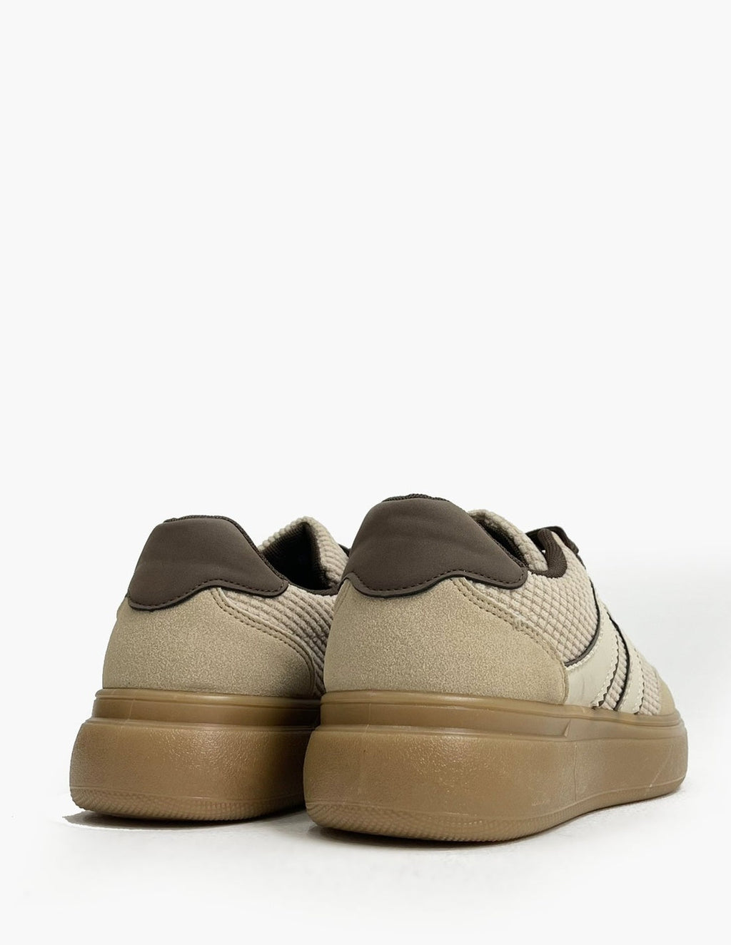 Zapatillas Deportivas Beige Mujer
