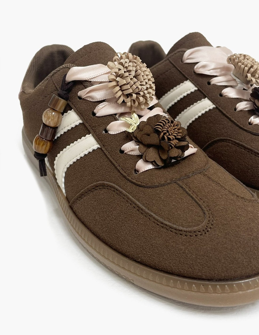 Zapatillas Deportivas Marrones Mujer