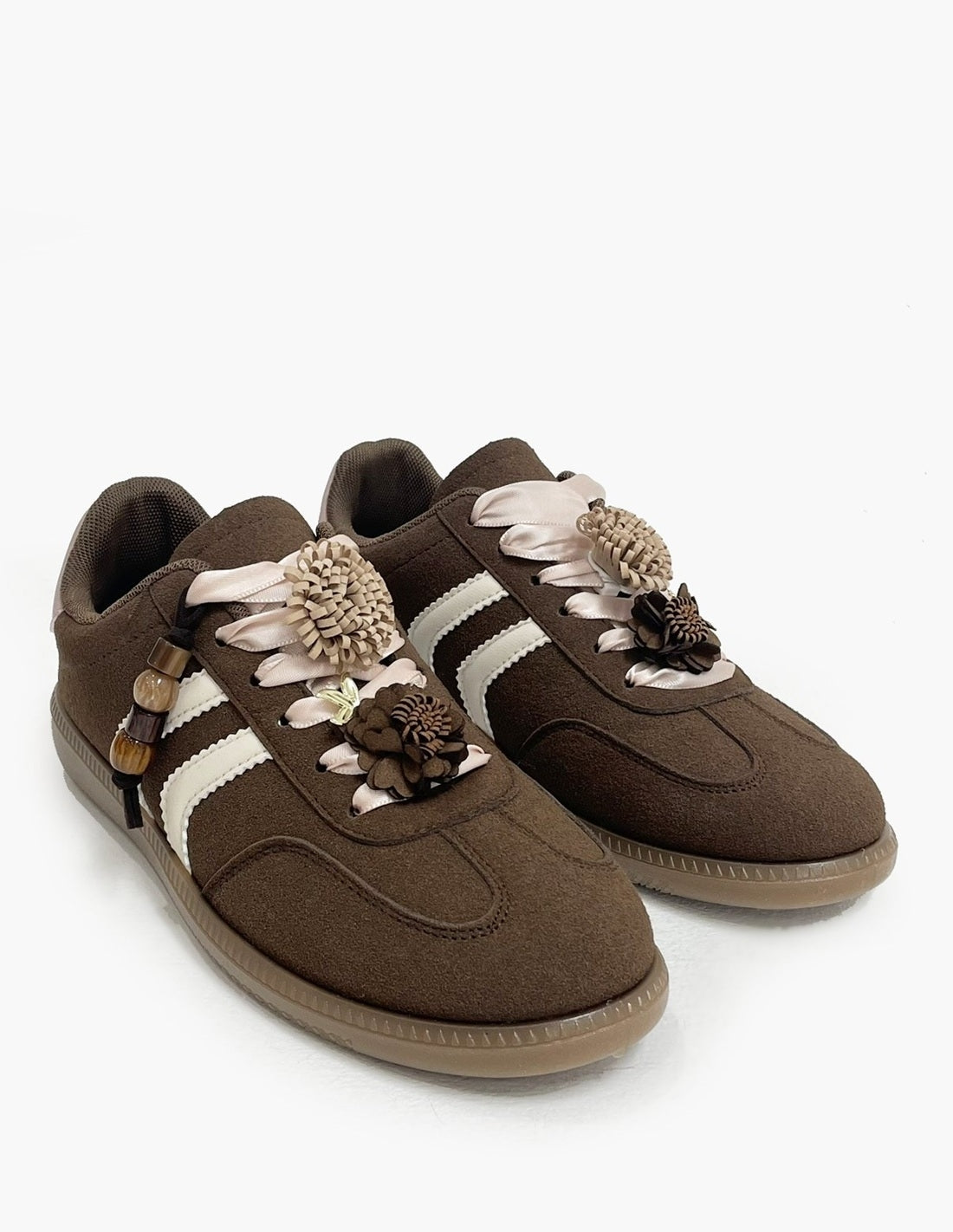 Zapatillas Deportivas Marrones Mujer