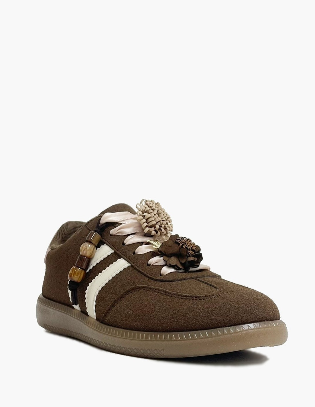Zapatillas Deportivas Marrones Mujer
