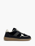 Zapatillas Deportivas Negras Terciopelo