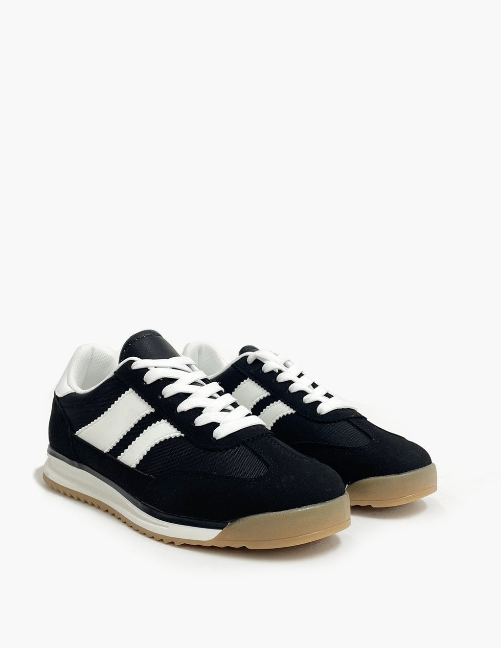 Zapatillas Mujer - Negras y Blancas