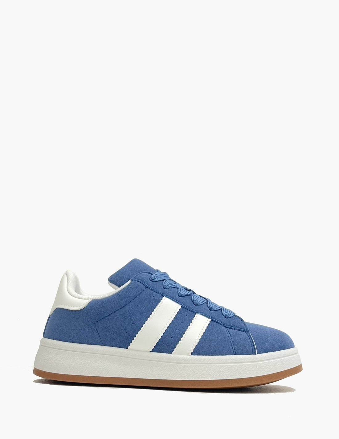 Zapatillas azules y blancas mujer