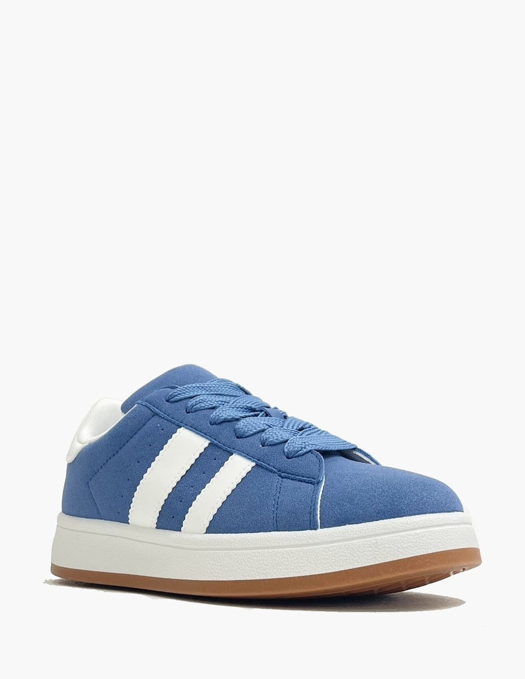 Zapatillas azules y blancas mujer