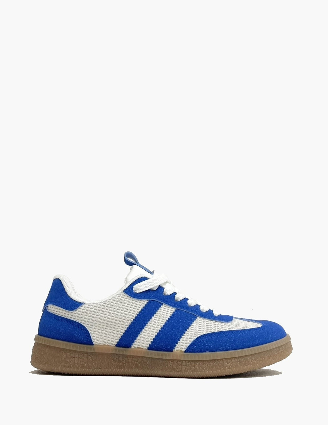 Zapatillas deportivas azul y blanco
