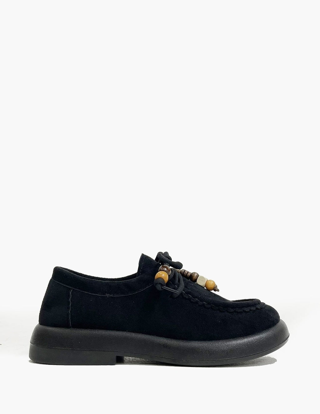 Zapatos Mocasines Planos - Negro Mujer