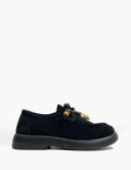 Zapatos Mocasines Planos - Negro Mujer