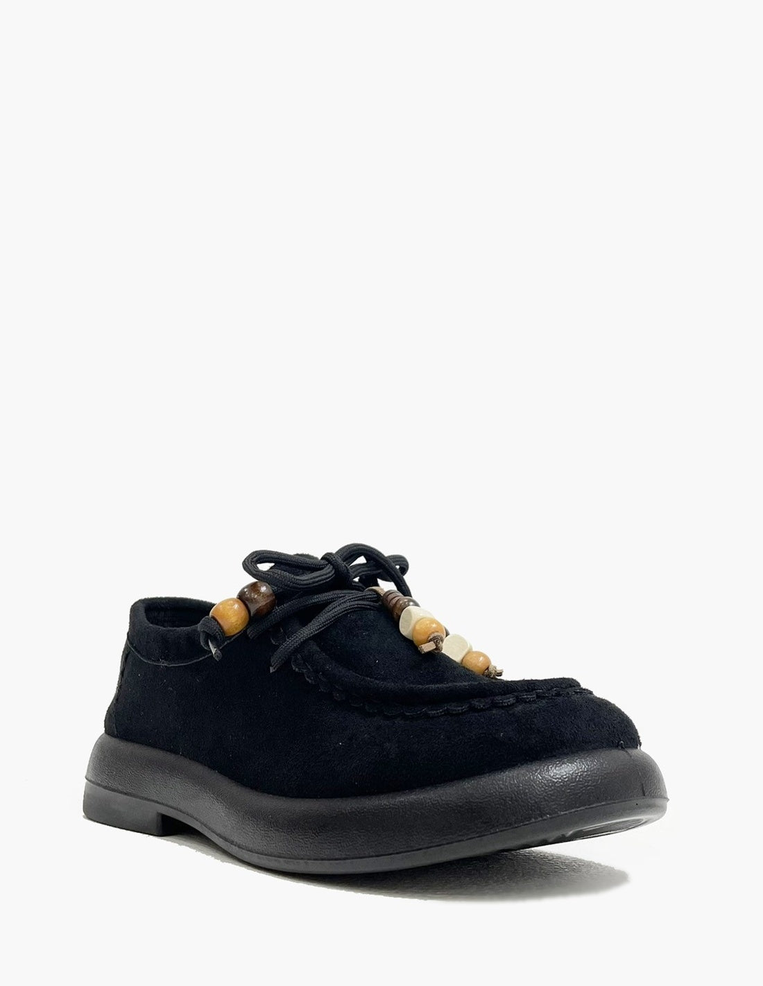 Zapatos Mocasines Planos - Negro Mujer