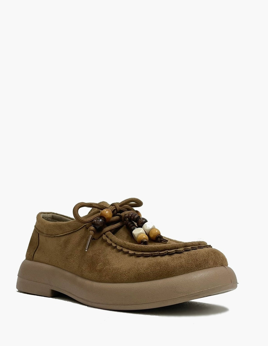 Zapatos Mocasines Planos Mujer - Camel