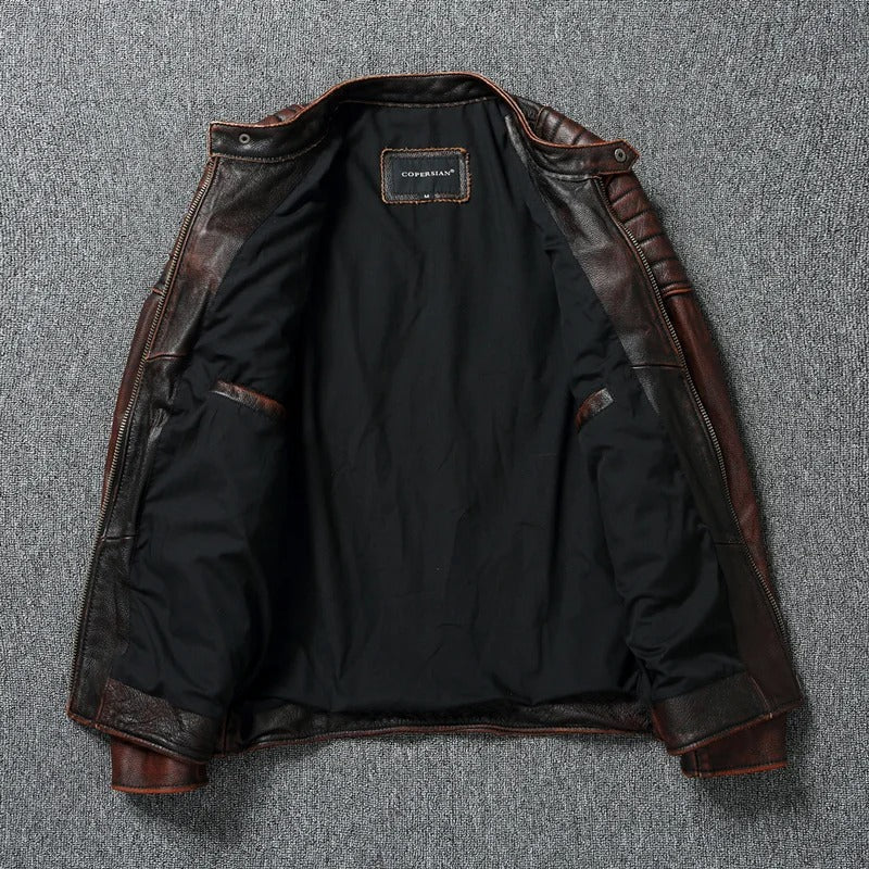 Hugo™ | Chaqueta de cuero vintage
