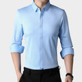 Mitchel™ | Camisa elástica sin arrugas para hombre